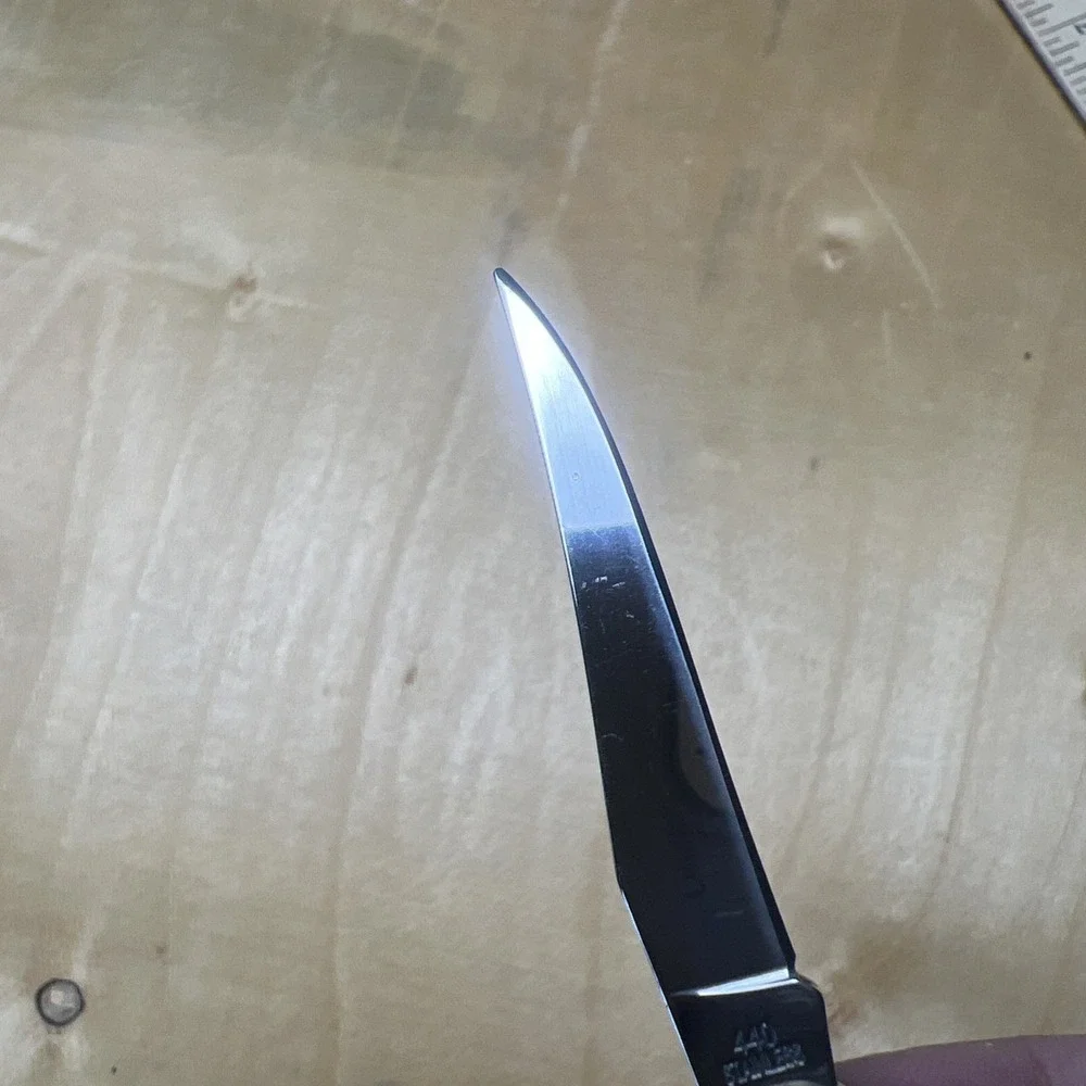 Rare! Michael‎ Prater Toothpick Knife Turquoise, Gold, Ivory Handle